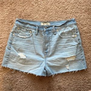Madewell High Rise Denim Short